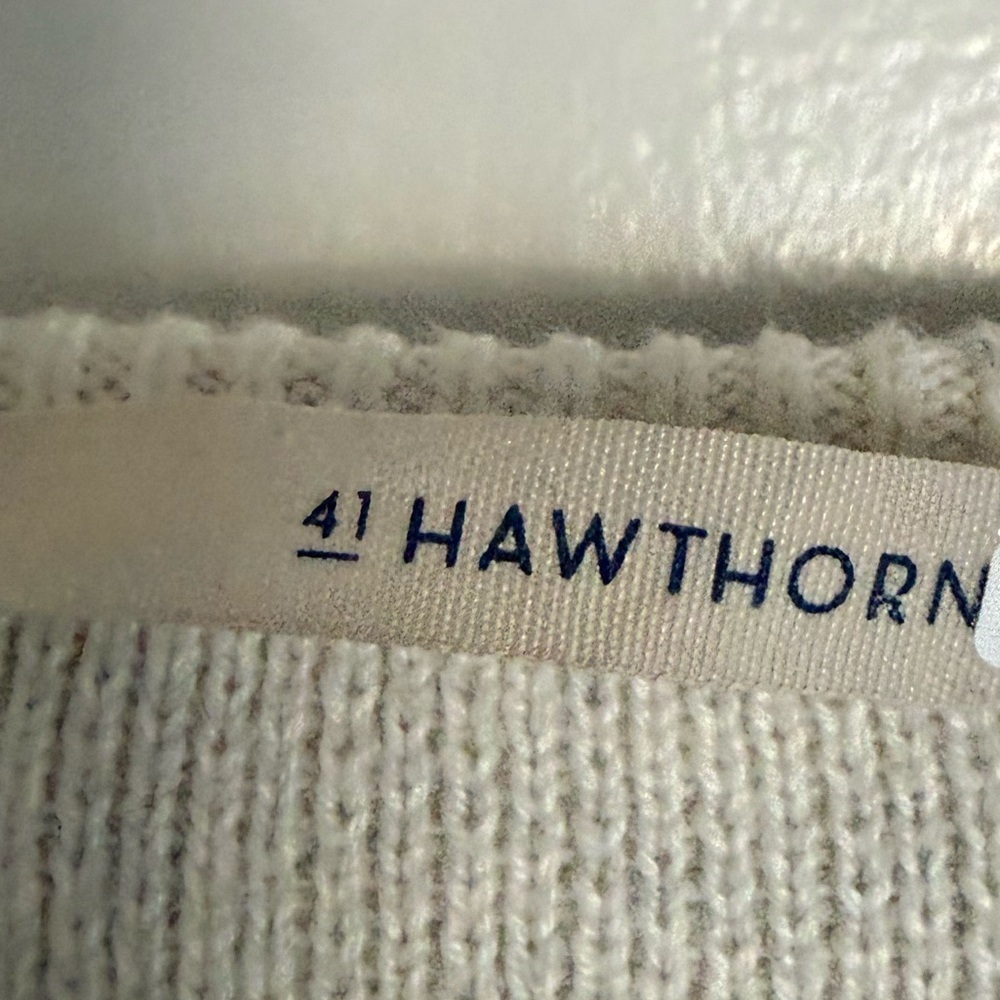 41 Hawthorn Light Gray Plaid Sweater - Picture 3 of 3